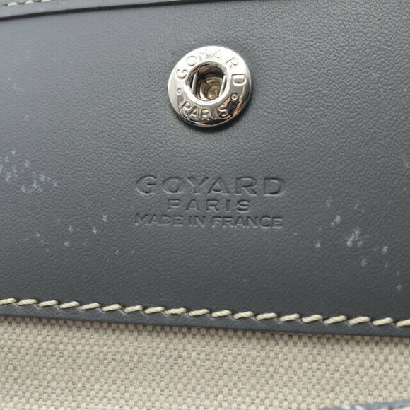 Goyard Saint Louis Tote Bag Canvas Leather Gray White - Picture 4 of 10